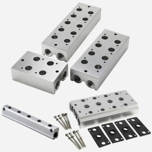 Pnömatik Valf Plate - Manifoltları