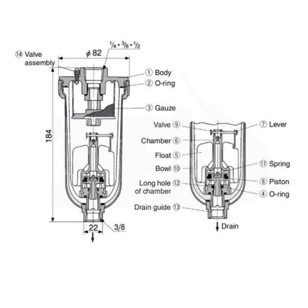 Otomatik Tahliye Hava Regülatörü