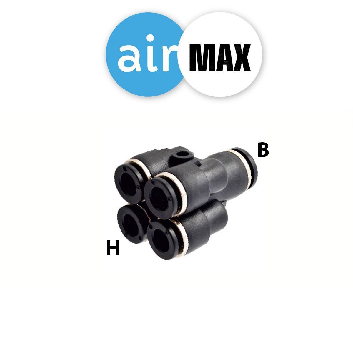 PNÖMATİK HORTUM GİRİŞLİ DÖRTLÜ DAĞITICI 1542 - PXG SERİSİ