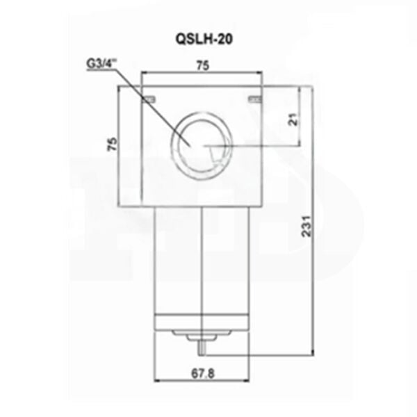 QSLH Serisi Yüksek Basınçlı Pnömatik Filtreler