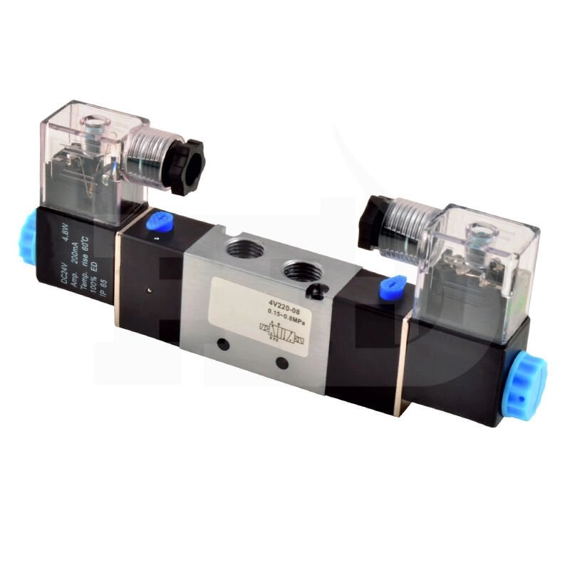 Pnömatik Çift Bobin Elektrik Kontrollü Valfler