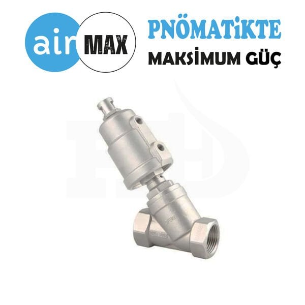 PASLANMAZ PİSTONLU PNÖMATİK VANA N.K