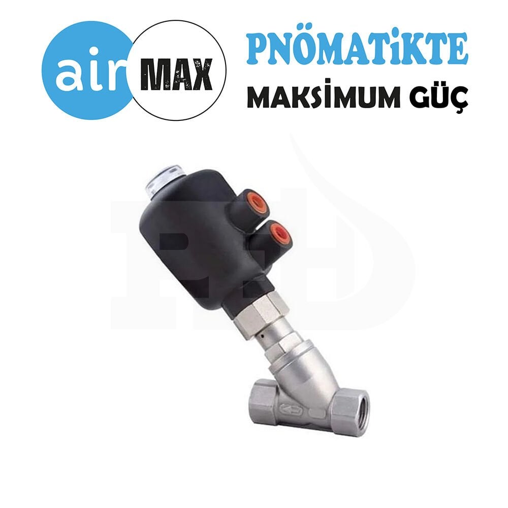 PLASTİK TİP  PİSTONLU PNÖMATİK VANA N.K