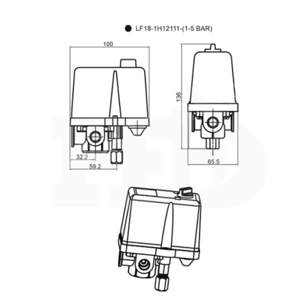 PNÖMATİK DURUK ŞALTERİ