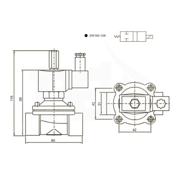 2W160-15K Genel Maksat Valf N.A